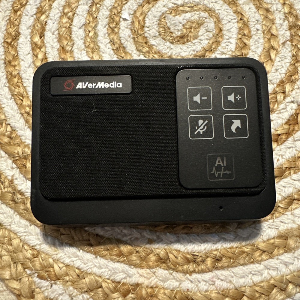 Avermedia AI Speakerphone Webcam Gaming CPU Computer meeting. DEVICE ONLY